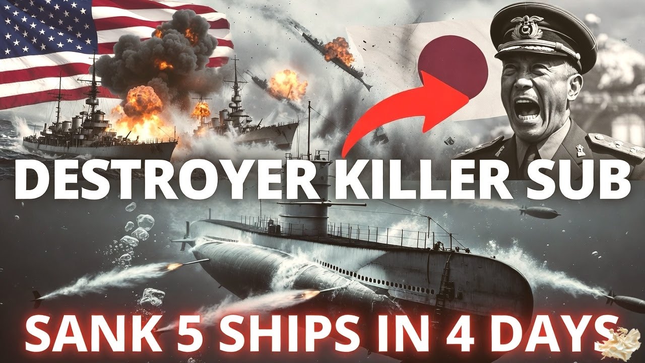 Destroyer Killer U.S. Sub Sank 5 Japanese Ships in ONLY 4 Days – Imperial Navy in Total Shock!