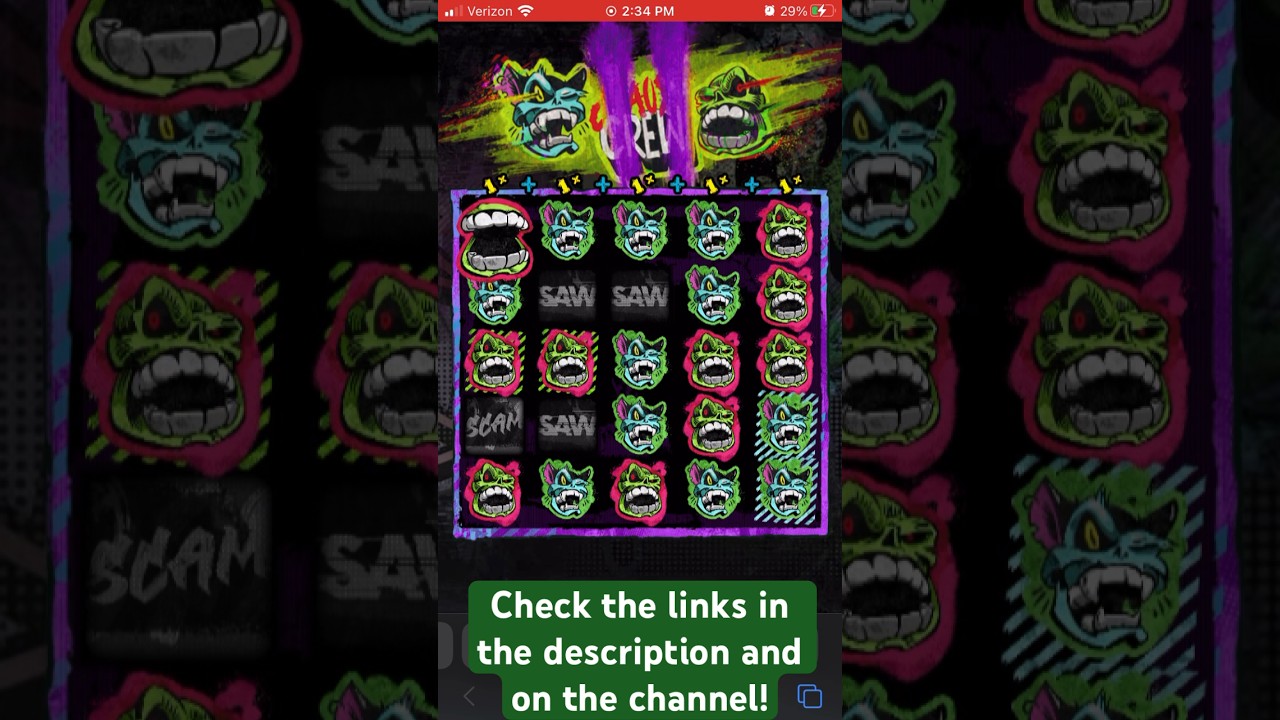 CHAOS CREW 2 FEATURE SPIN HIT! Over 9,000x CHAOS on HACKSAW GAMING&rsquo;s NEWEST SLOT!! #hacksawgaming