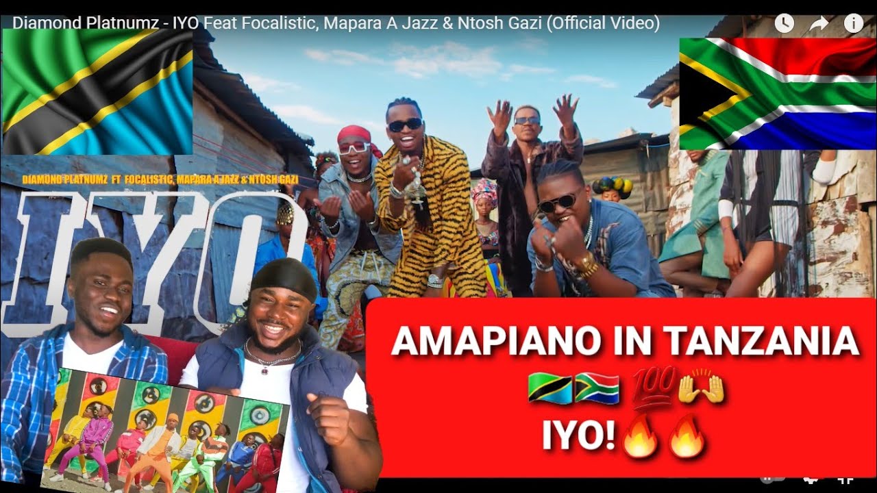 Reaction To || Diamond Platnumz - IYO Feat Focalistic, Mapara A Jazz & Ntosh Gazi (Official Video)