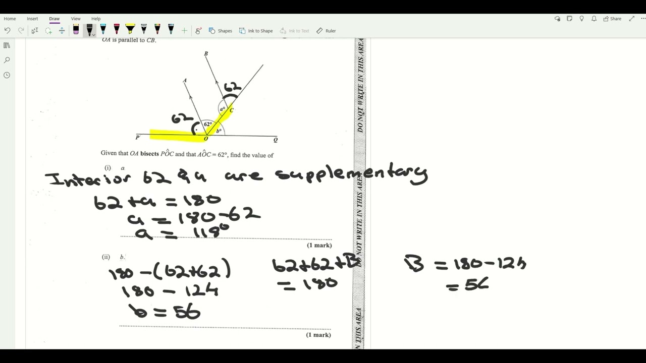 MATH CSEC 2018  May June Paper 3  Solution