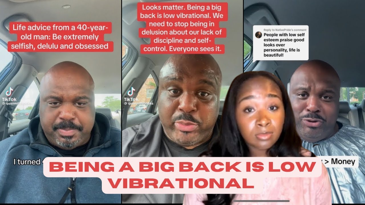 **TIKTOK REACTION** QUAN MILLZ SAYS HE IS A FAT BLACK NASTY OBESE MAN AND WANTS TO CHANGE