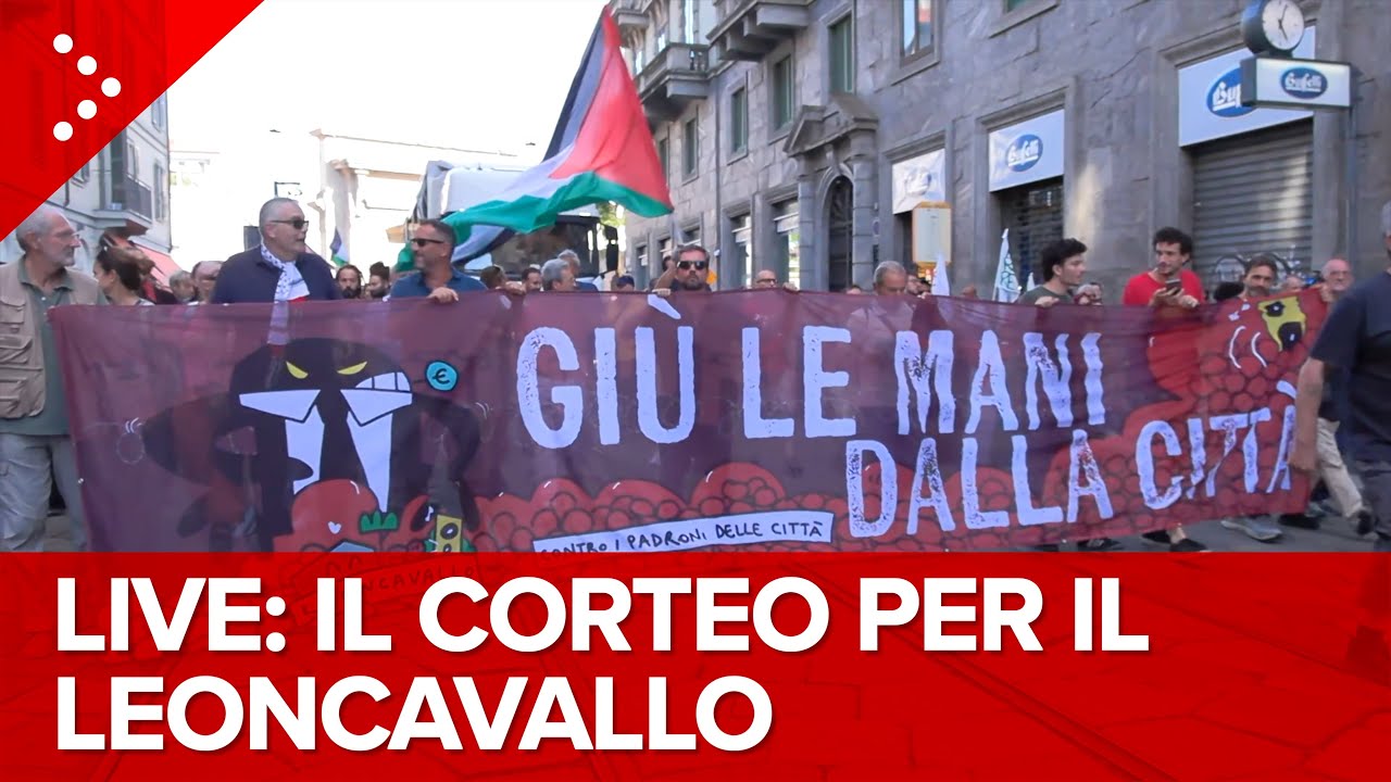 LIVE Corteo per il Leoncavallo a Milano : diretta video