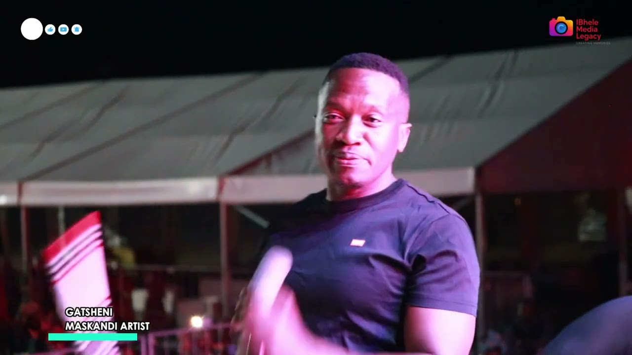 Gatsheni Igagu lasoPhongolo on stage at Vryheid kwi Ingezo Yamabhinca 9 August dlala Phinifa sekunja