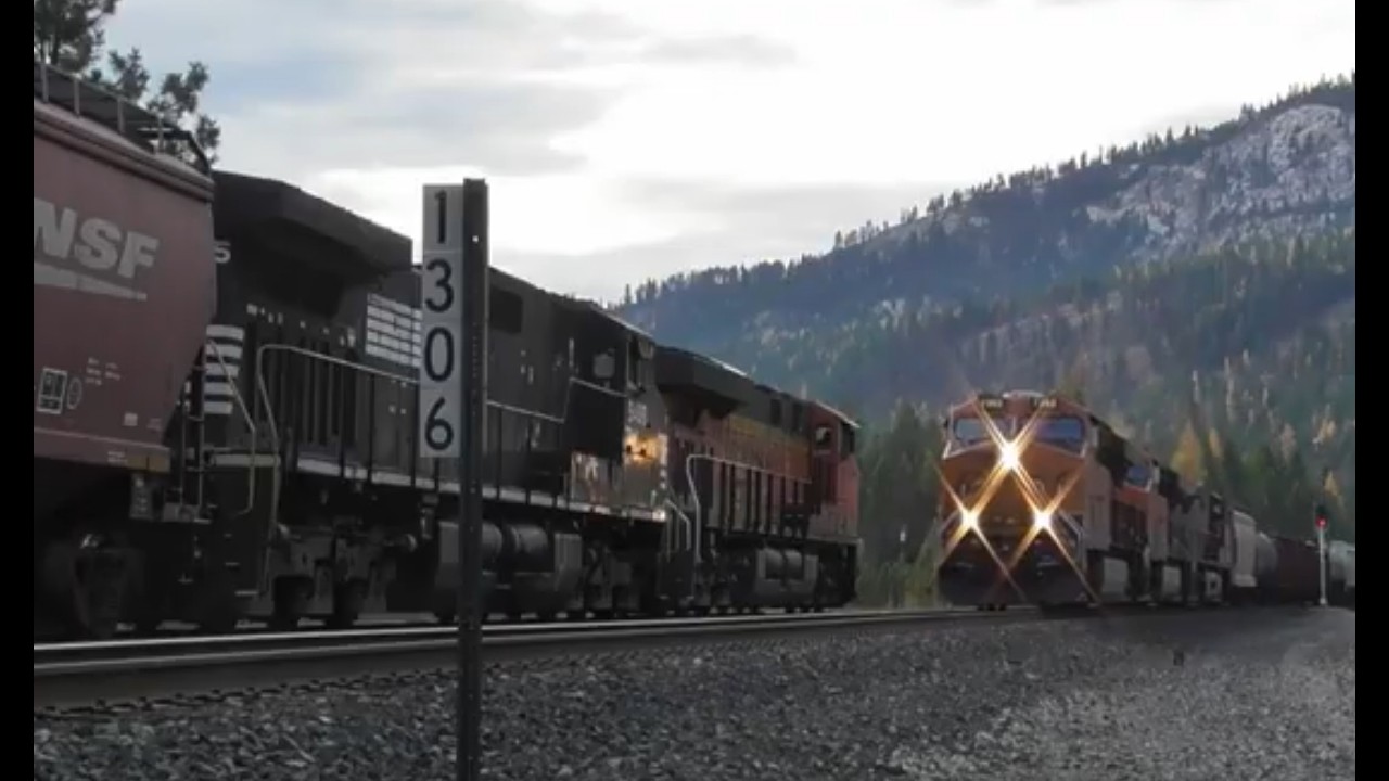 Stack Trains and a Double Meet on the Kootenai River Sub 4K