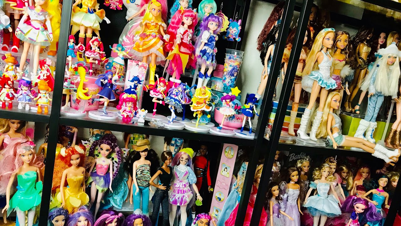 Setting up my doll collection vlog!! Barbie, Precure, Miraculous, Regal Academy, Licca +more!