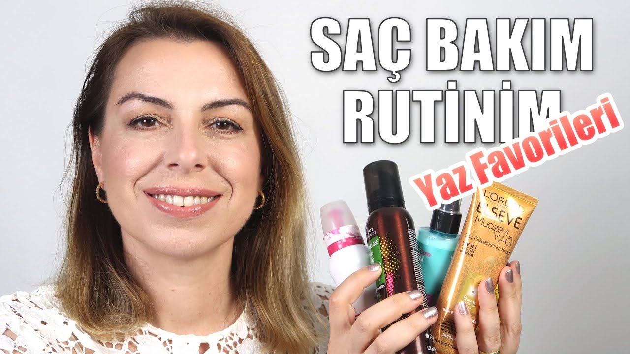 YAZ SAÇ BAKIM RUTİNİM | FAVORİ SAÇ BAKIM ÜRÜNLERİM | ÇEKİLİŞ 🎁