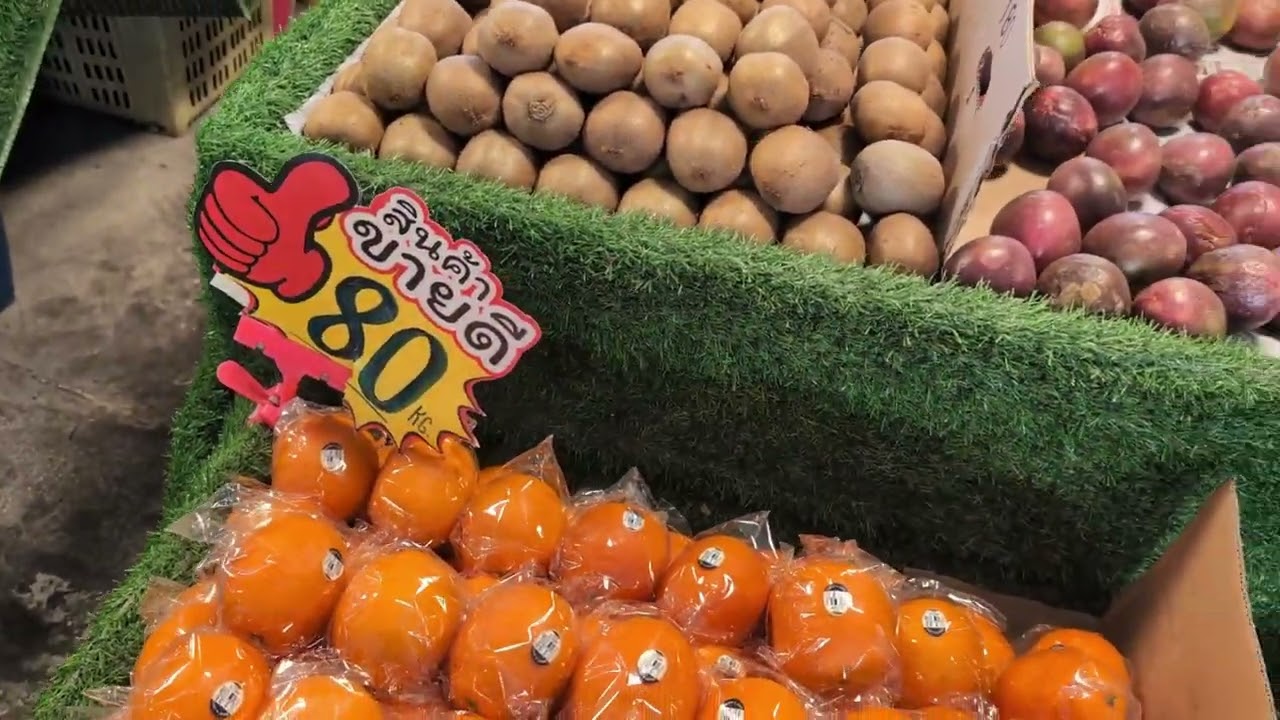 パタヤのローカルフルーツの変化が楽しすぎる！｜Pattaya Street Fruit Market｜ผลไม้พัทยา สด อร่อยมาก!