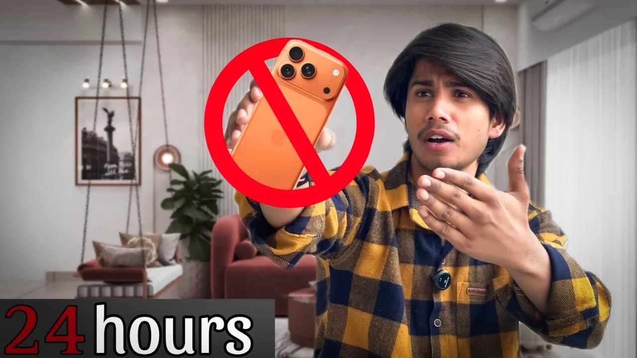 Living 24 hours without Phone 😱 without Phone for 24 Hours !