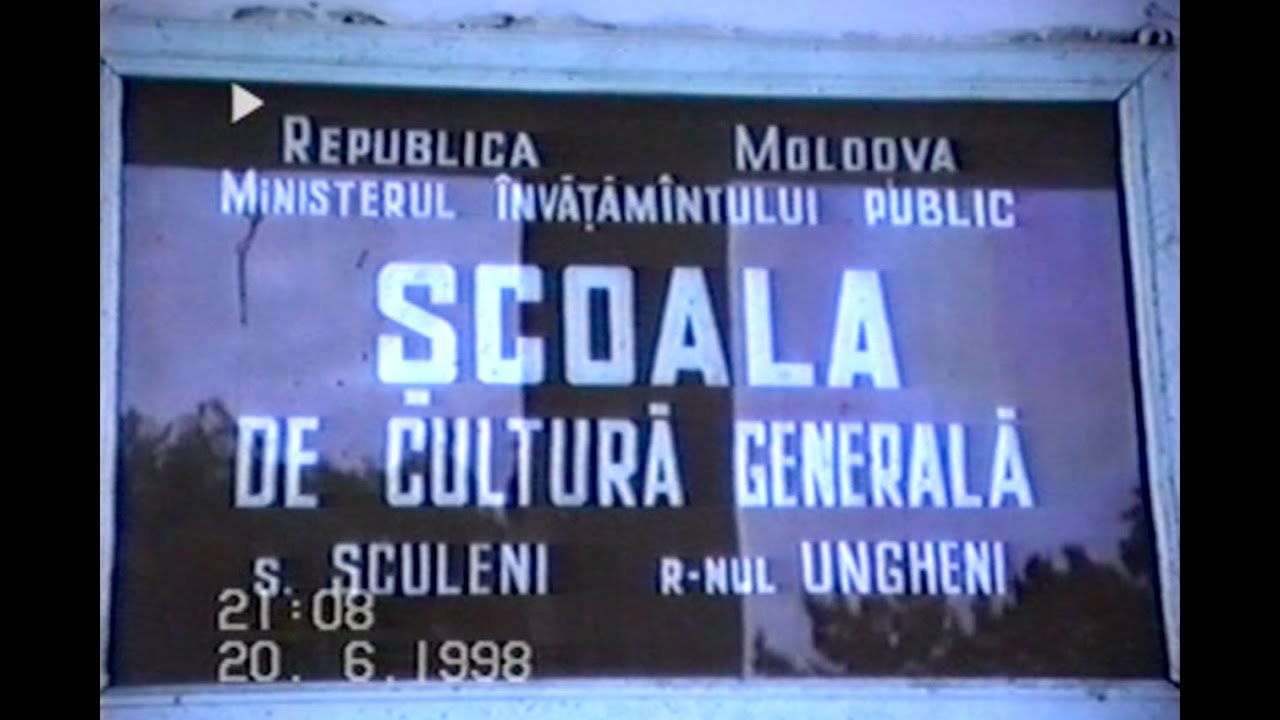 Balul de absolvire 1998. Sculeni