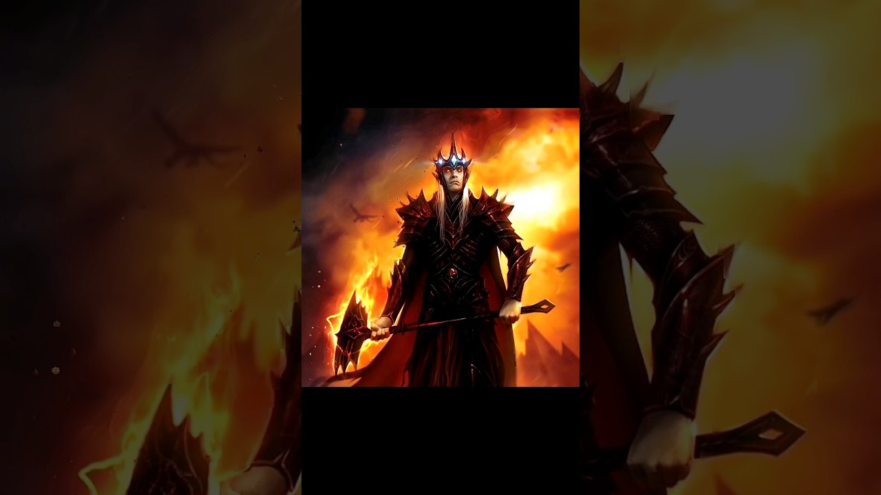 Melkor vs Manw&euml; #shorts #lordoftherings #lotr