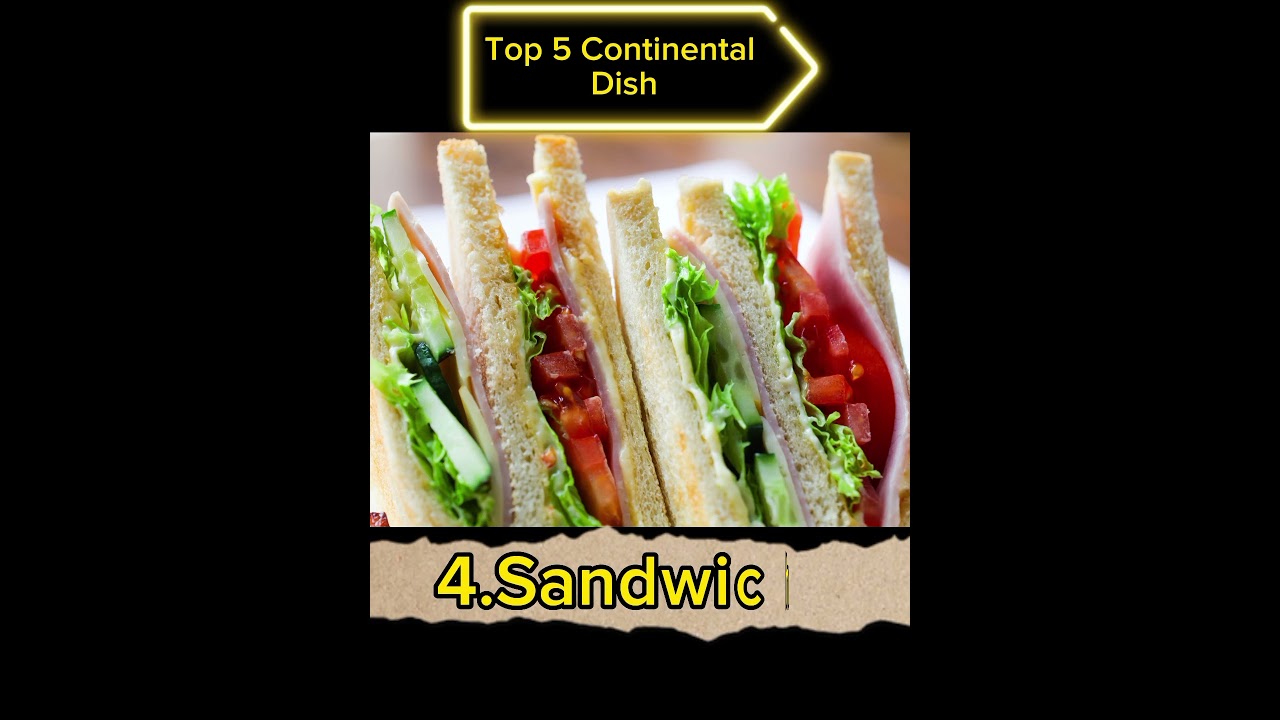 Top 5 Continental Dish|Continental food #top #shorts #youtubeshorts #viral
