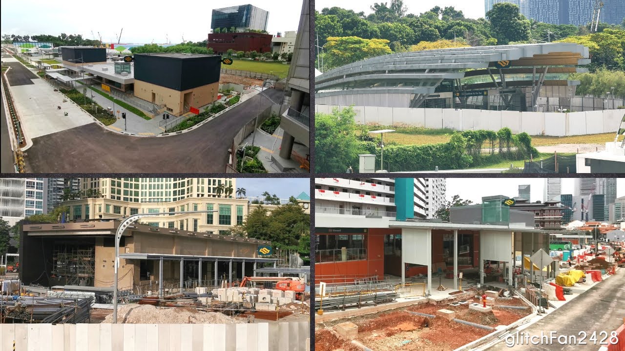 All 13 Thomson East Coast Line Stage 3 Station Entrances (Under Construction), August 2021 #TEL3