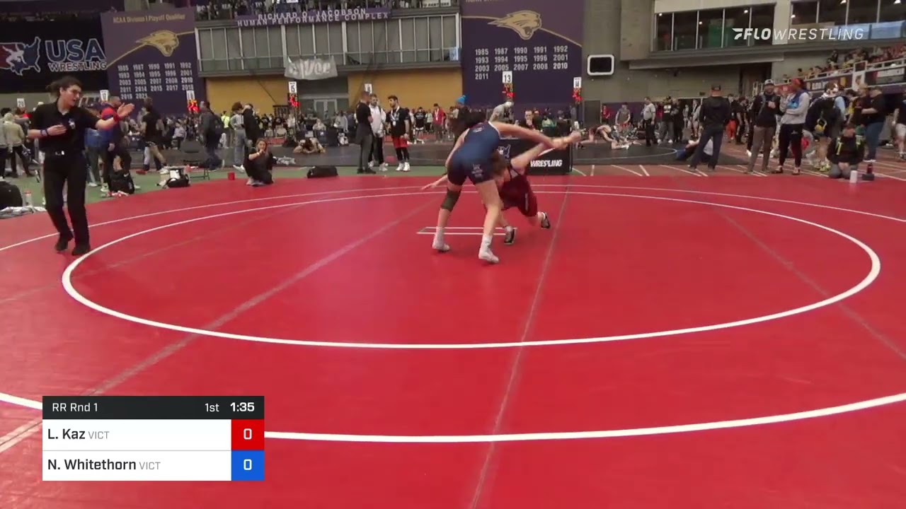 59 Kg Rr Rnd 1 - Larissa Kaz, Victory School Of Wrestling Vs Ngao Shoua Whitethorn, Victory School