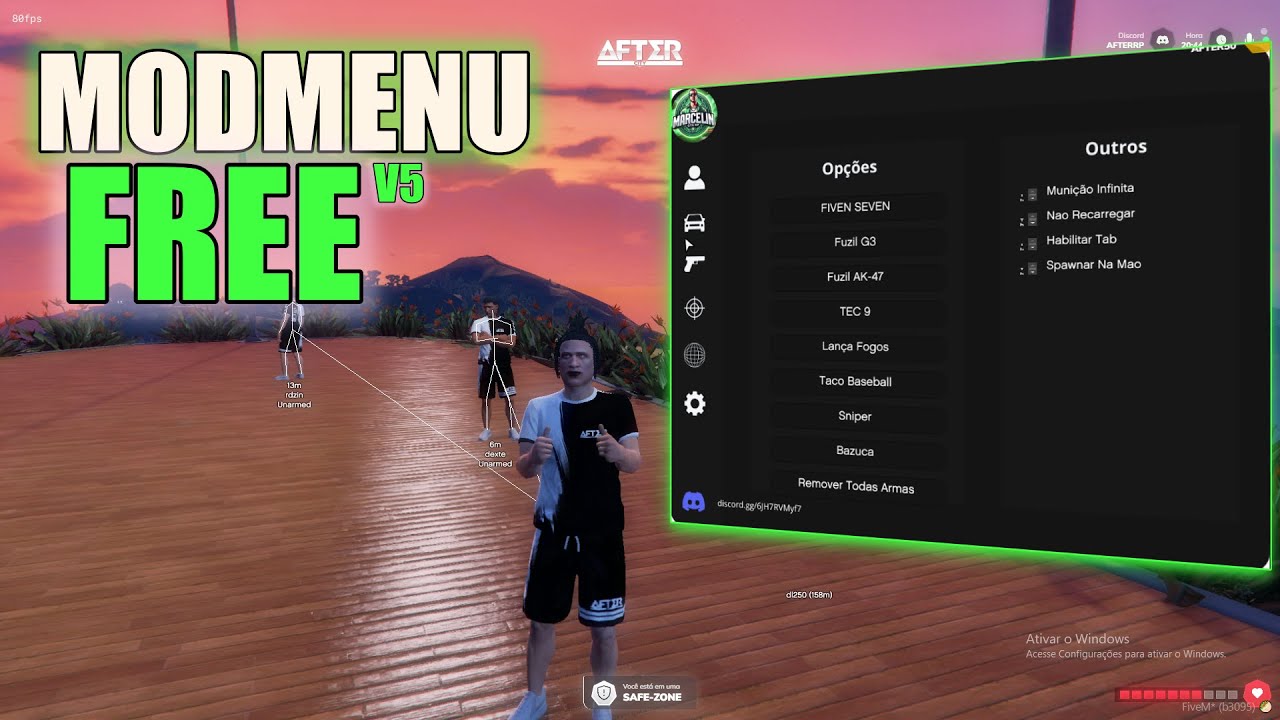 MOD MENU GRATIS! PRA FIVEM COM EXECUTOR ATUALIZADO V5 - 2025!!!