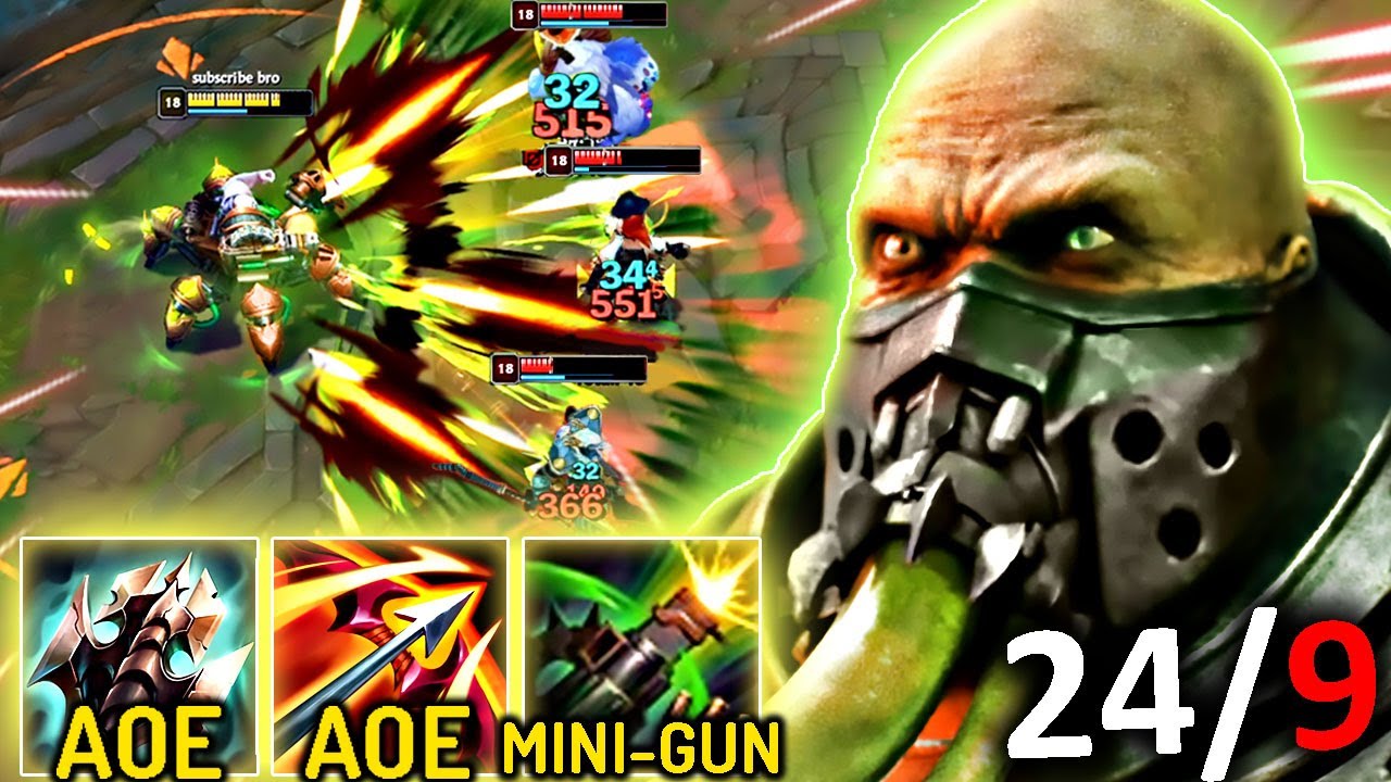 THIS URGOT BUILD BROKE THE GAME (FIRE 12 SHOTS PER SECOND)