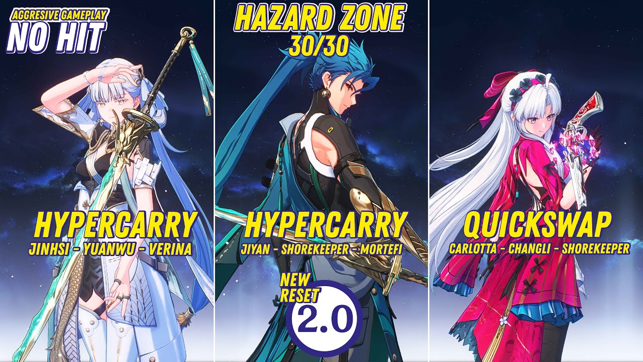 NEW Tower of Adversity 2.0 | Carlotta & Changli Quickswap | Hazard Zone - Wuthering Waves