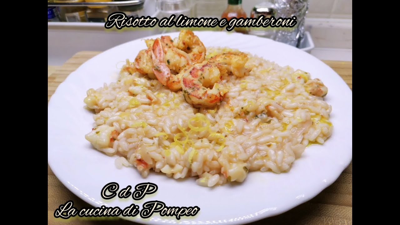 RISOTTO LIMONE E GAMBERONI