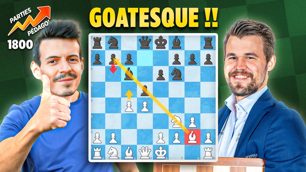 GAGNER avec les OUVERTURES de MAGNUS CARLSEN &agrave; 1800 Elo