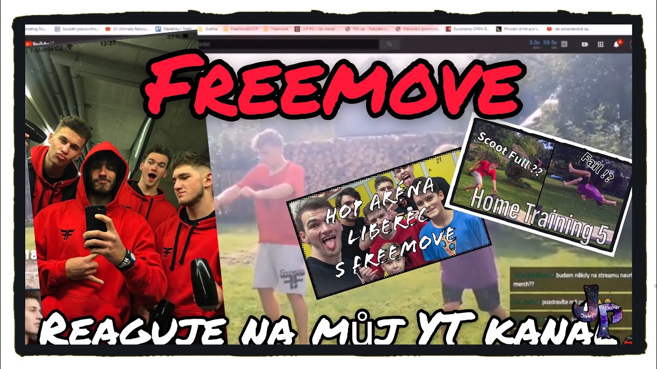 Freemove reaguje na můj YouTube kanál | Jaki Parkour