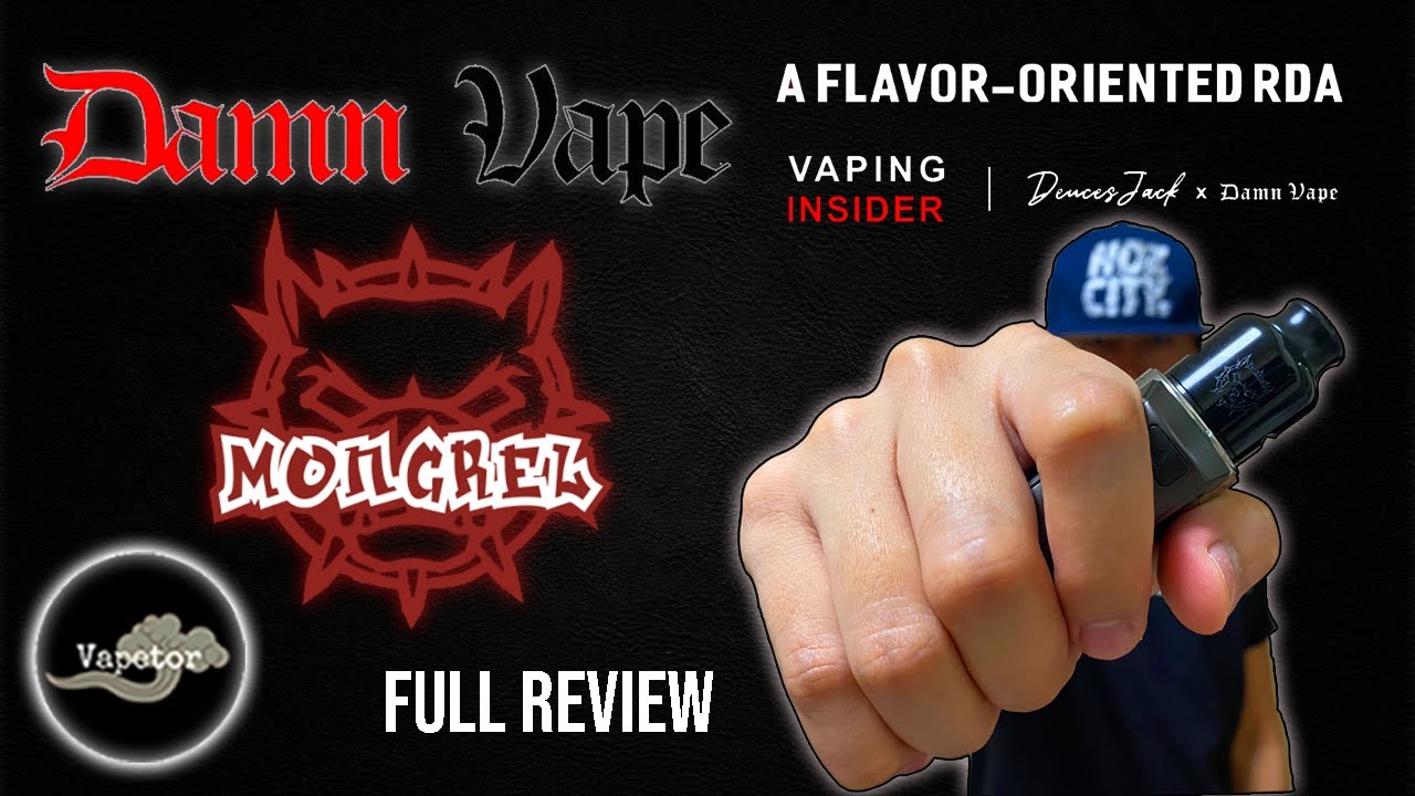 MONGREL RDA | DEUCES JACK (VAPING INSIDER) x DAMN VAPE | FULL REVIEW (PH) | VAPETOR