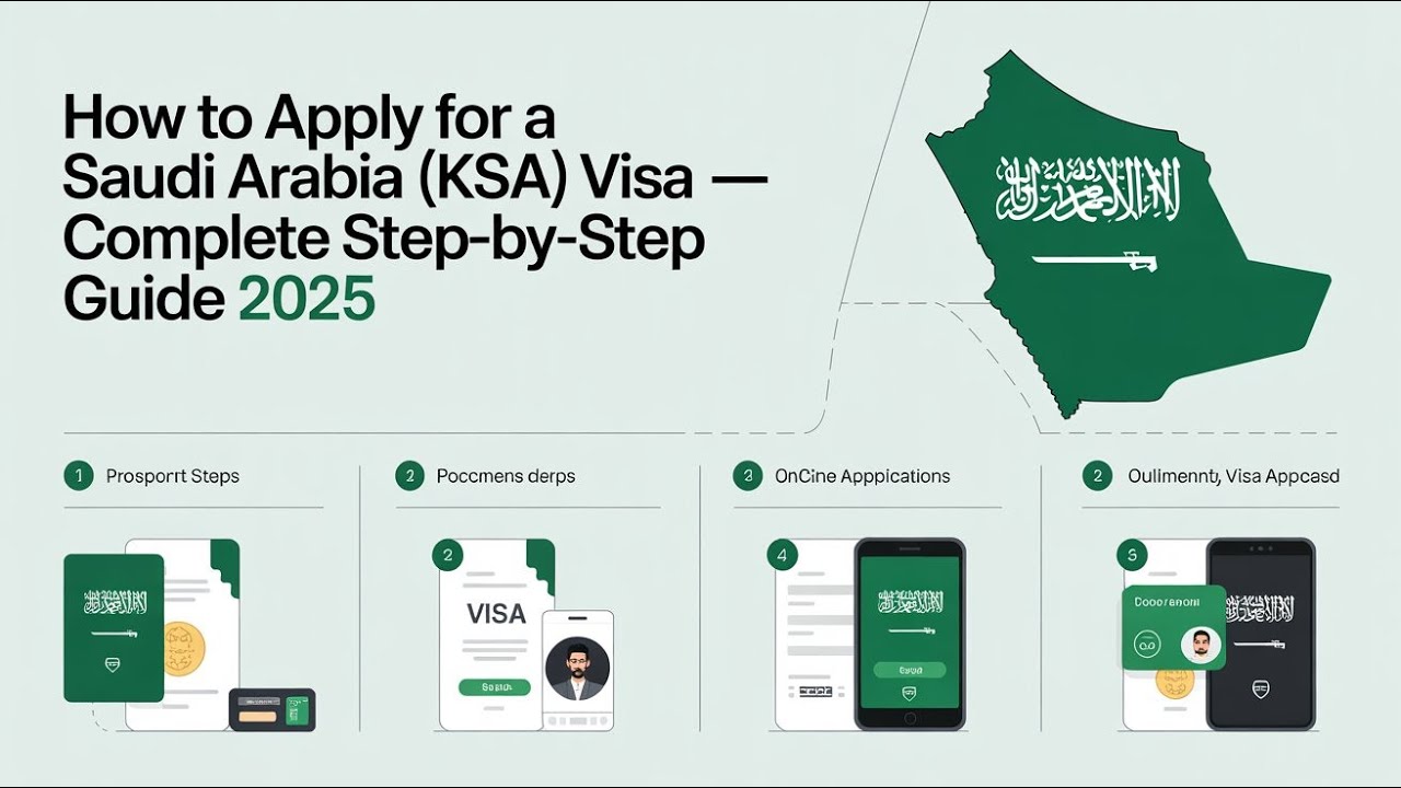How to Apply for a Saudi Arabia (KSA) Visa — Complete Step-by-Step Guide 2025