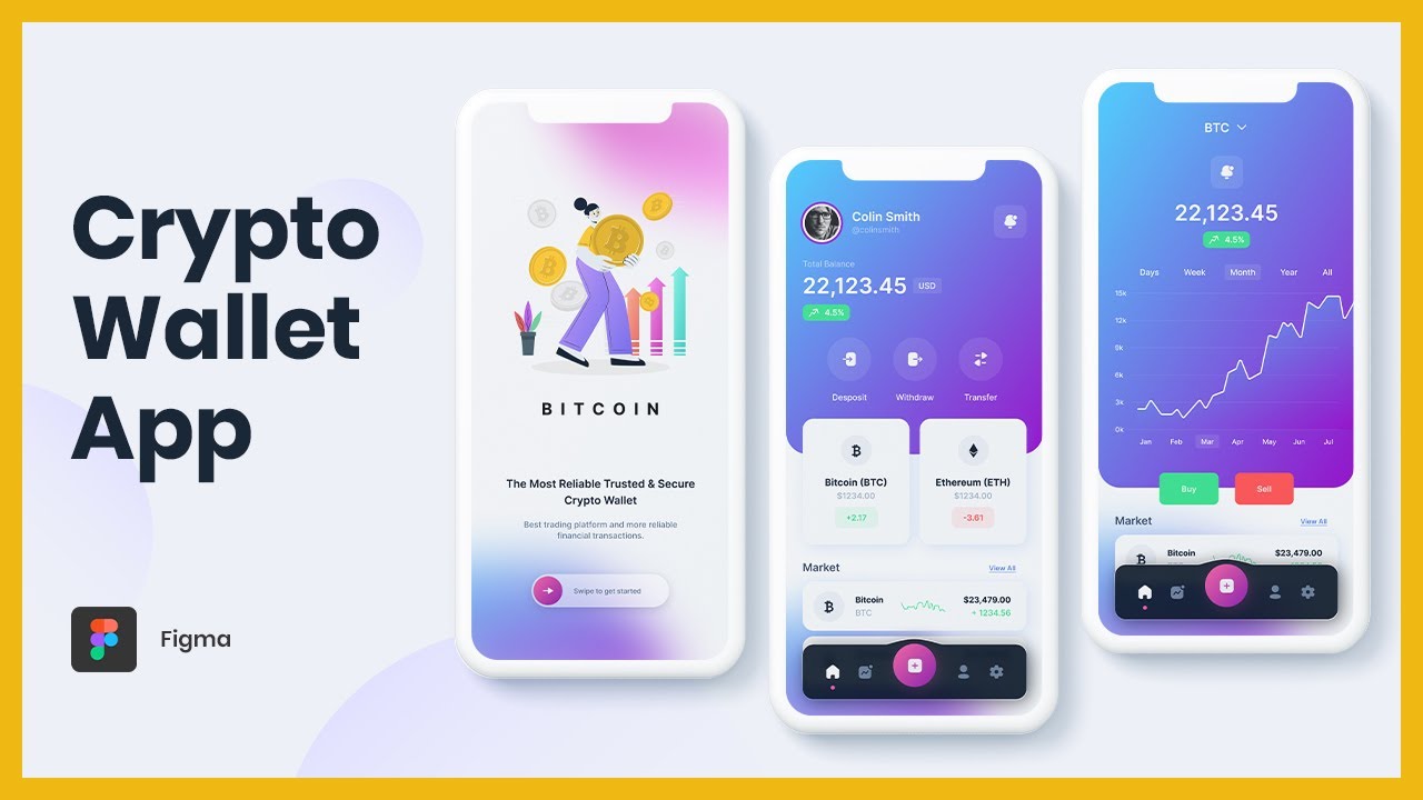 Crypto Wallet App Design | Blockchain App Design
