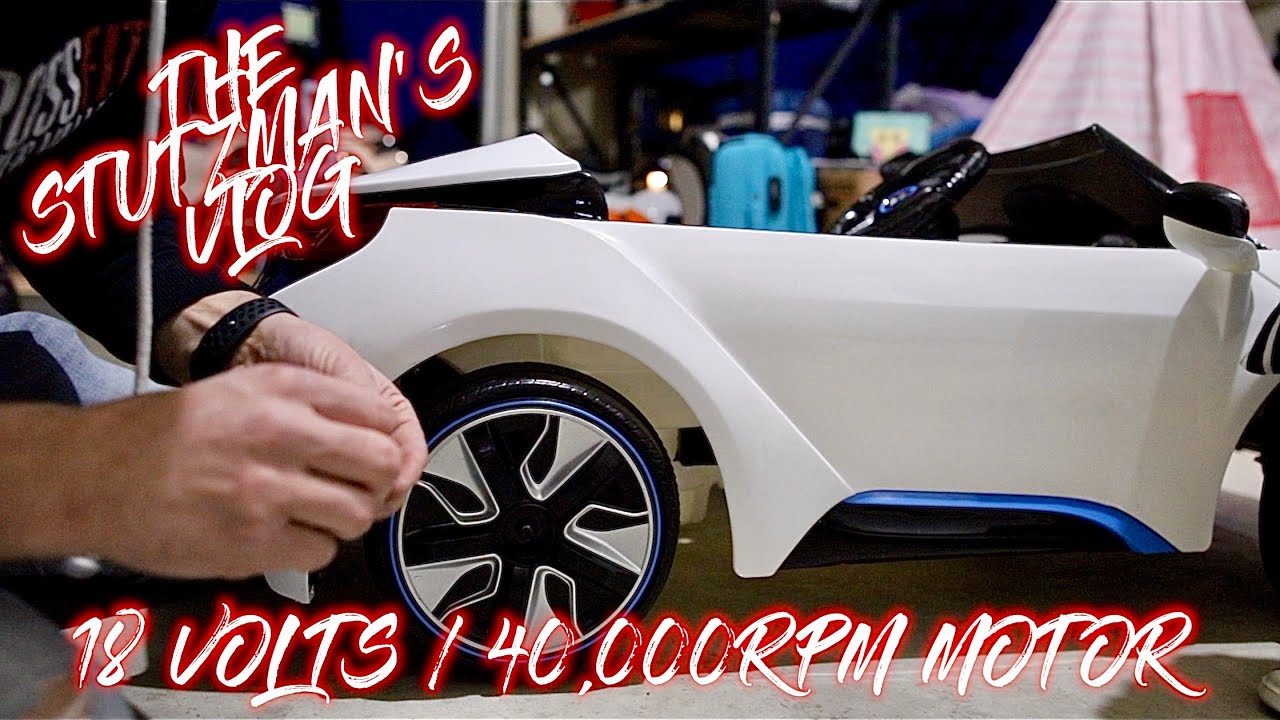 Как модернизировать Power Wheels / 18 Вольт на ДВИГАТЕЛЕ 40 000 ОБ/МИН!