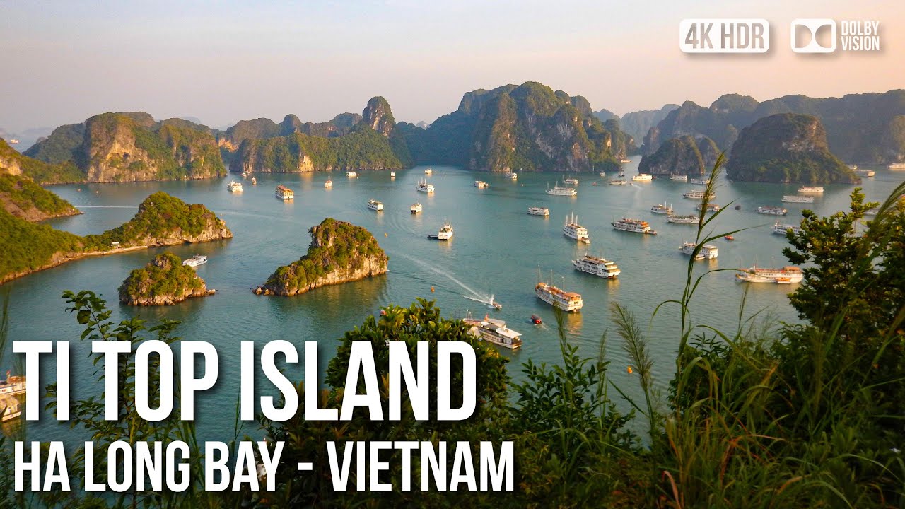 Ti Top Island, Ha Long Bay - 🇻🇳 Vietnam [4K HDR] Walking Tour