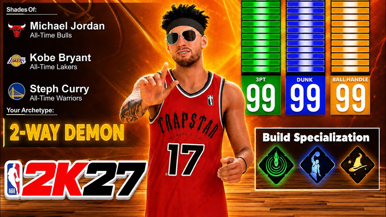 THE 2-WAY DEMON BUILD THAT WILL BREAK NBA 2K27 - BEST GUARD BUILD ON NBA 2K27! BEST BUILD 2K27