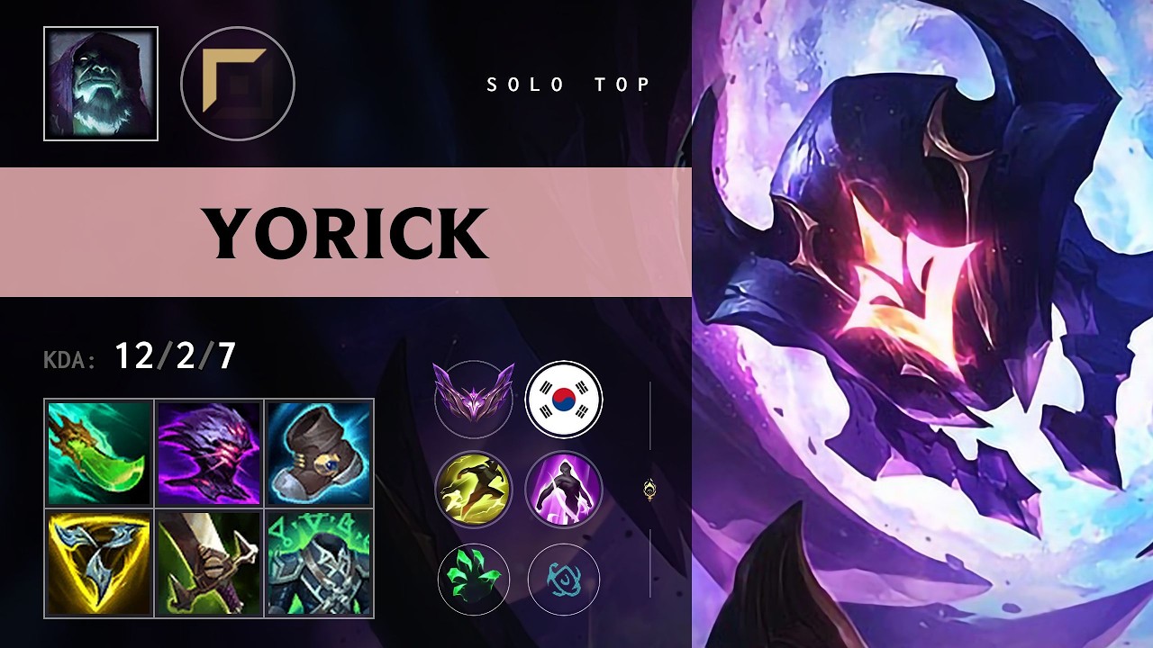 Yorick Top vs Volibear - KR Master Patch 26.15