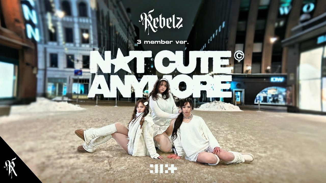 [K-POP IN PUBLIC] ILLIT (아일릿) - ‘NOT CUTE ANYMORE’ | 3 member ver. | Dance cover by REBELZ 🇫🇮