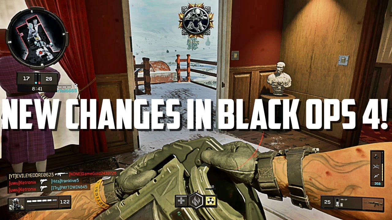 BO4 1.17 PATCH NOTES! ALL THE CHANGES IN BLACK OPS 4'S MULTIPLAYER AFTER UPDATE 1.17!