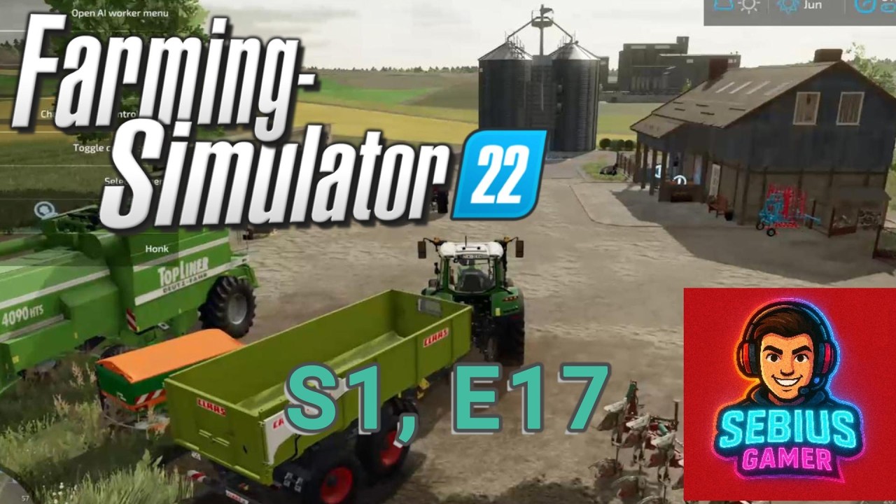 Farming Simulator 22 - S1EP17 - NEVERJETEN ZASLUŽEK!!!  FARMA USPEVA!!!