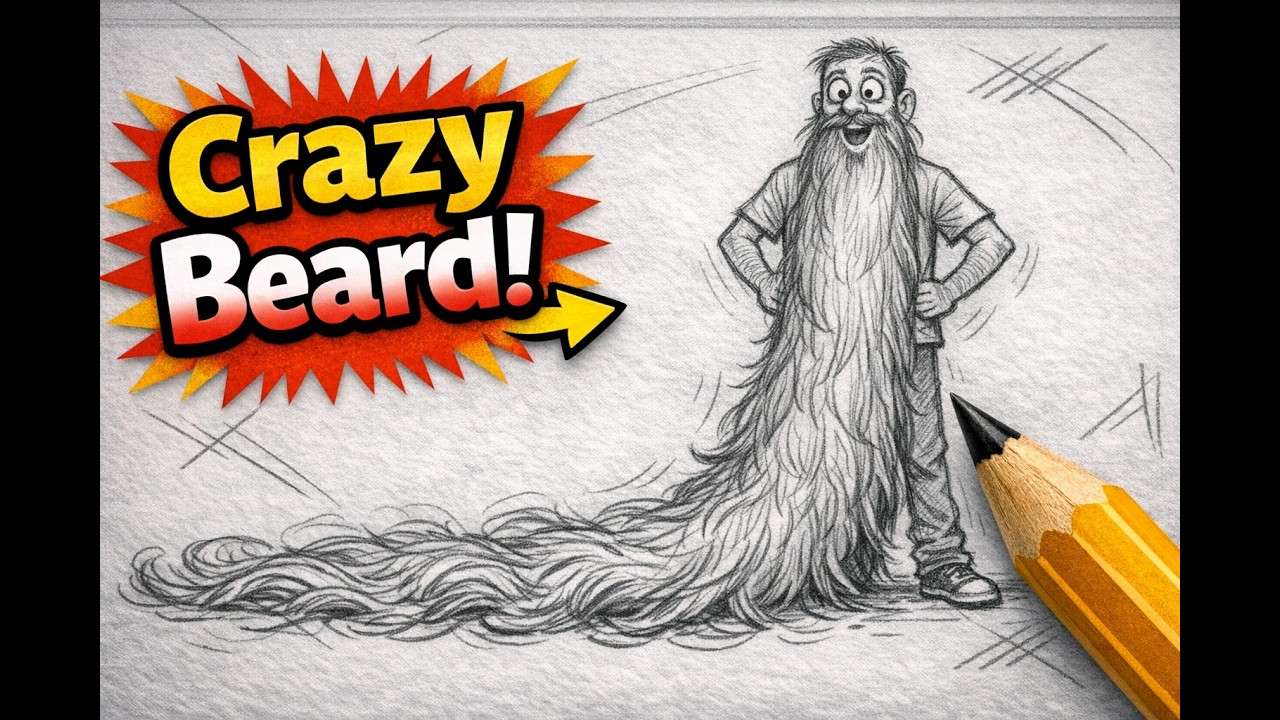 The weirdest beard you’ll ever see
