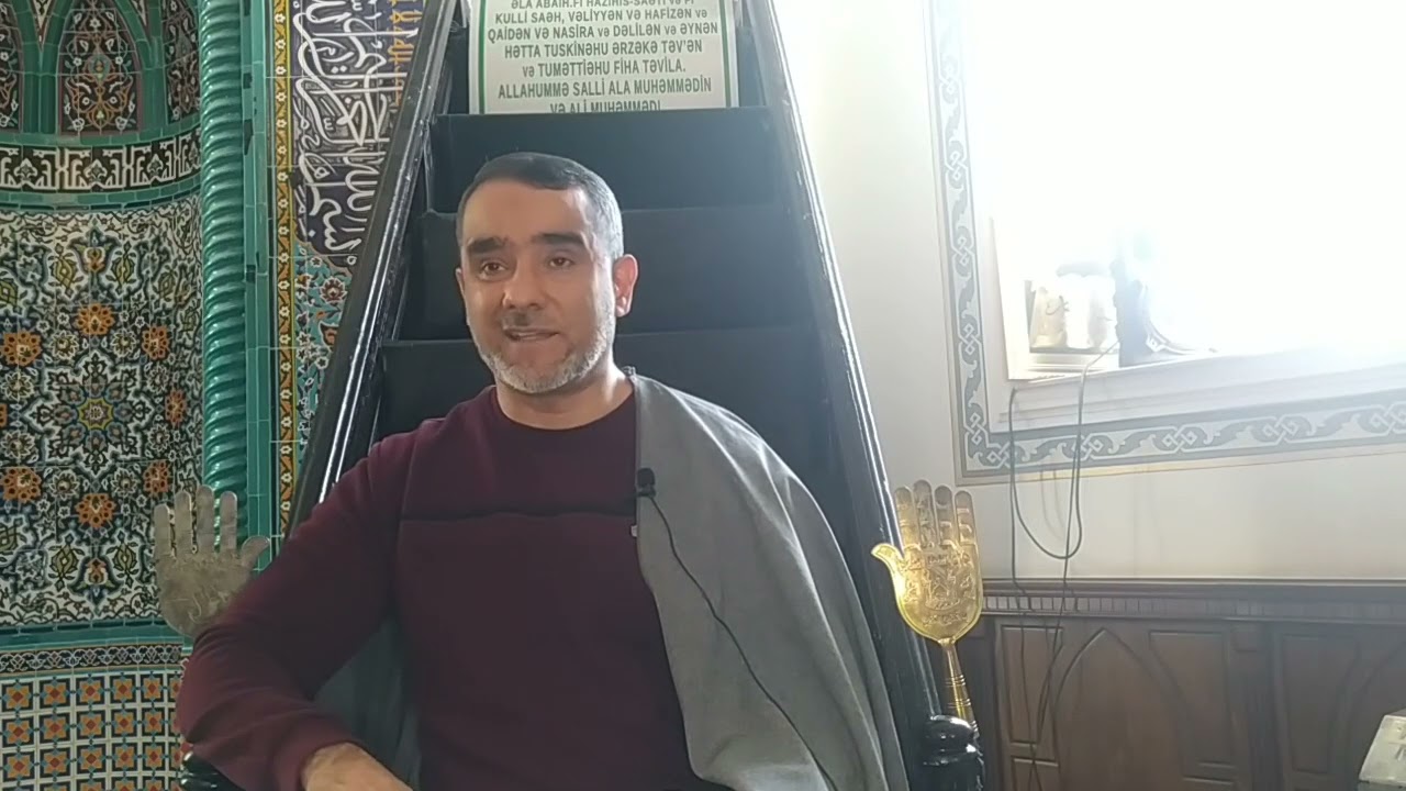 Şeyx Cavid. Quranda namaz vaxtları.
