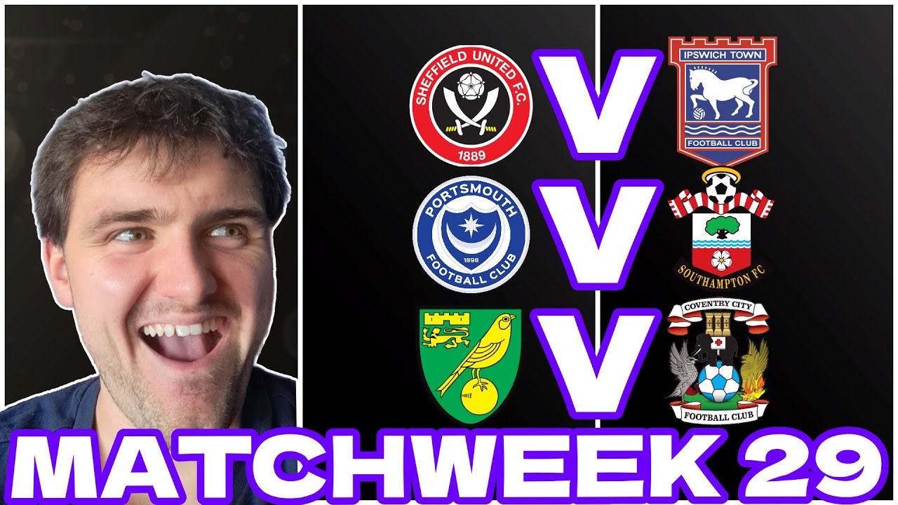MATCHWEEK 29 EFL CHAMPIONSHIP 2025/26 PREDICTIONS!