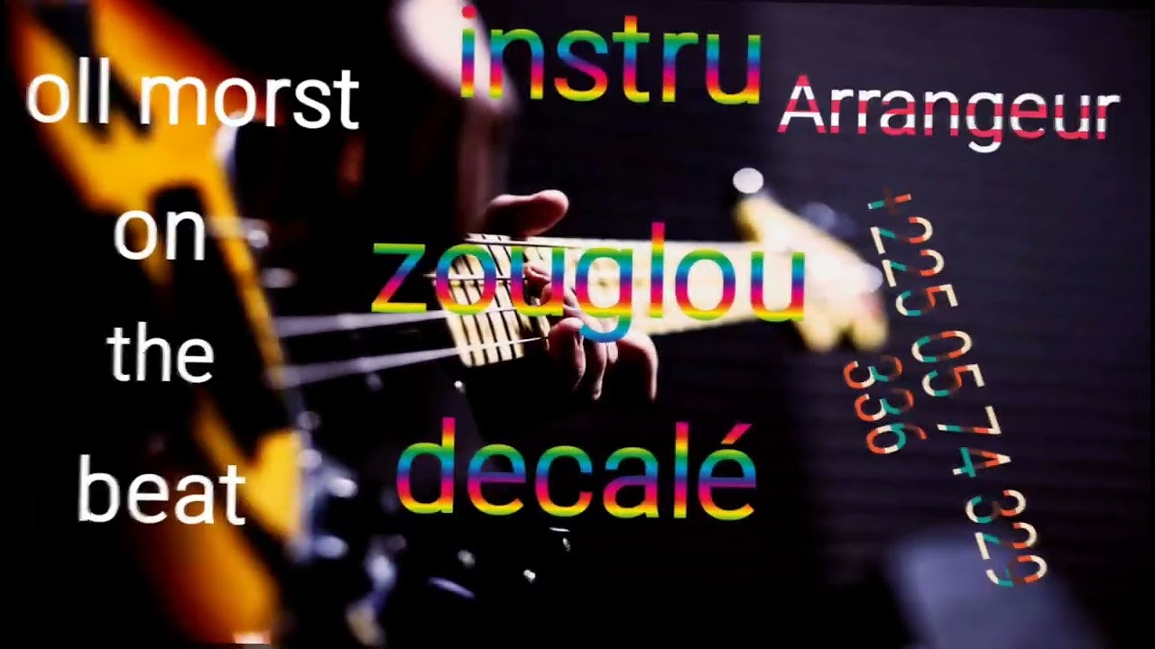 instru zouglou Rdc oll morst on the beat