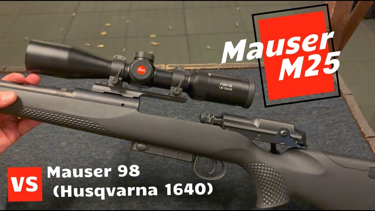 Mauser M25 vs Mauser 98 - vinner klassikern?