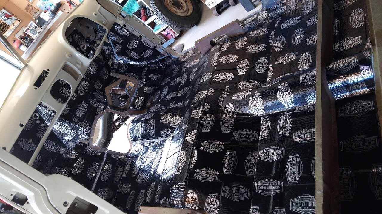 My FJ Holden Resto Video 13 - Sound Deadening for the floor