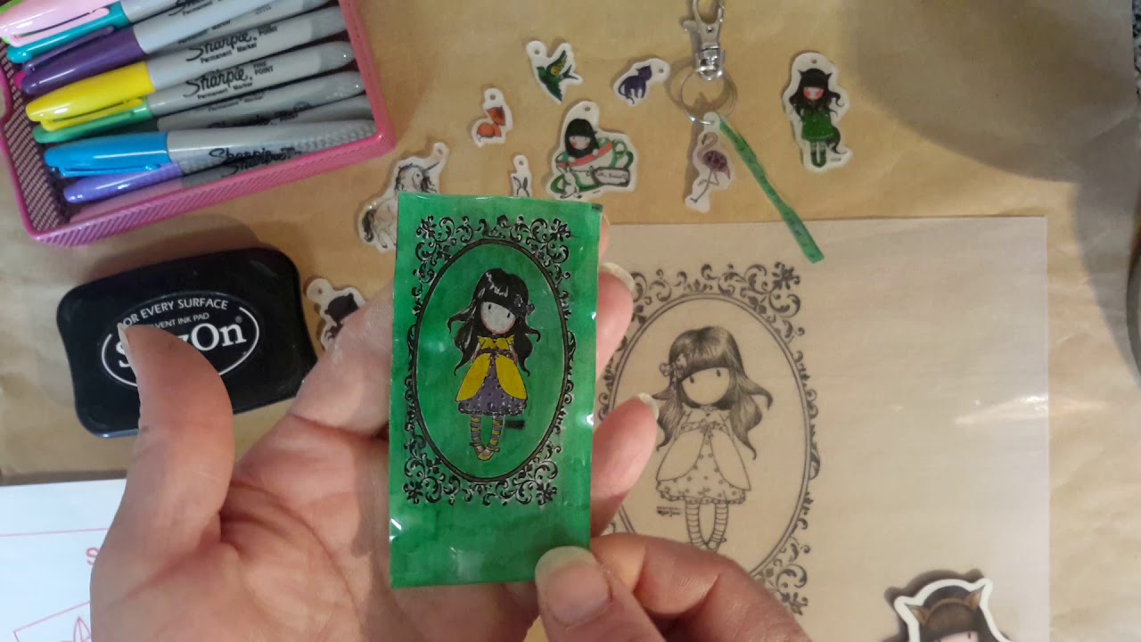 Charms, Key rings and Junk Journal Embellishments