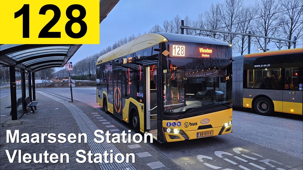 U-OV lijn 128: Maarssen Station  - Vleuten Station | Transdev Utrecht | Transdev 7710 | 2025