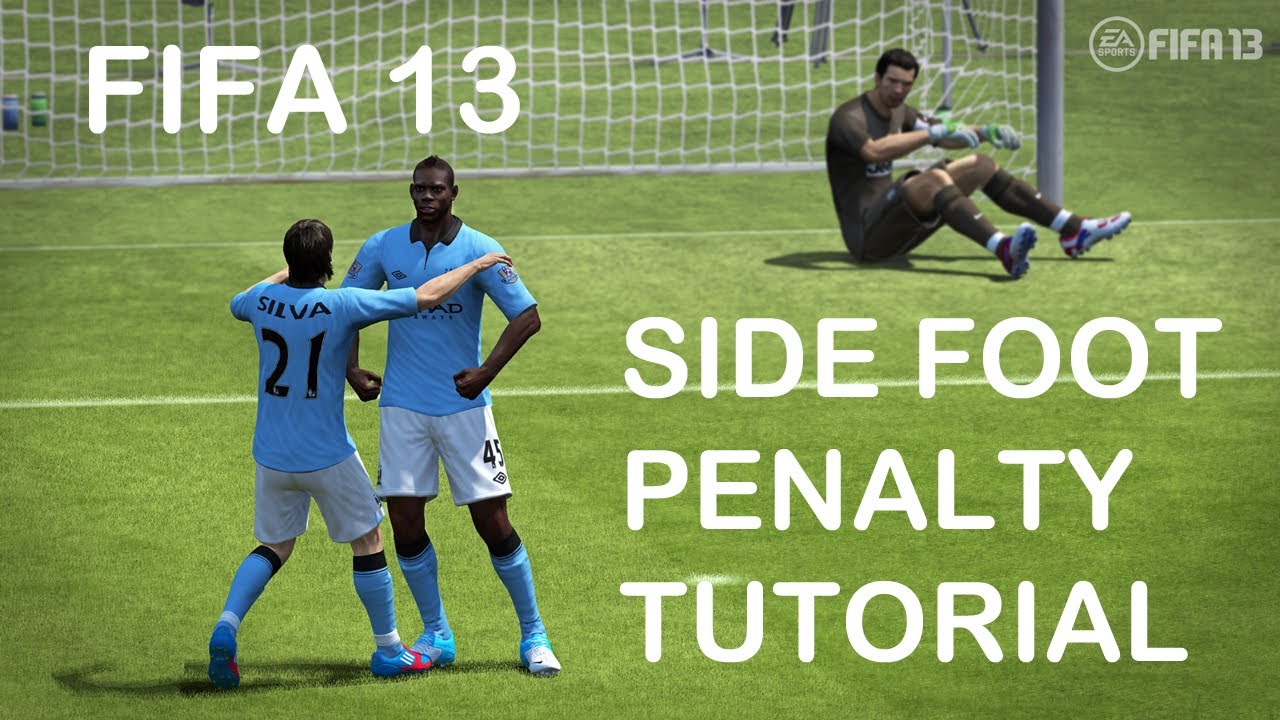 FIFA 13 TUTORIAL - SIDE FOOT PENALTY - xbox / ps3