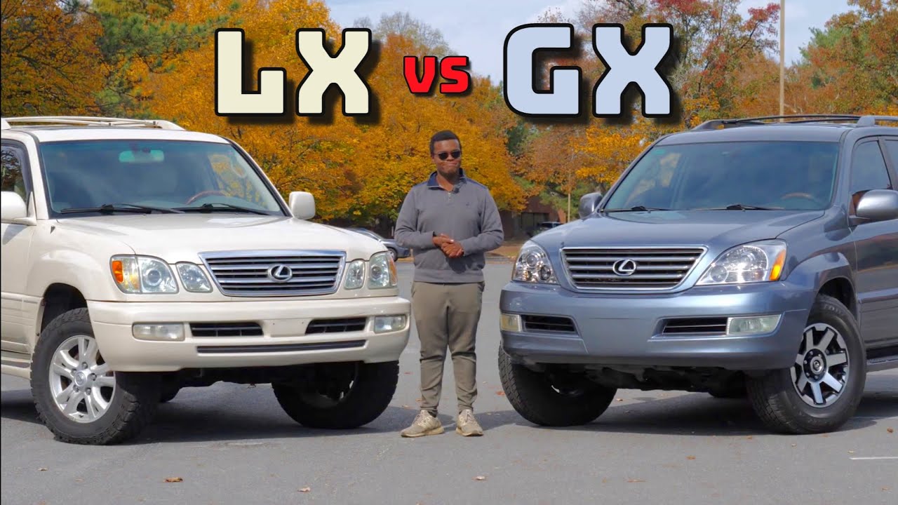 Lexus LX 470 vs GX 470! The Battle of the Luxo Land Cruiser!