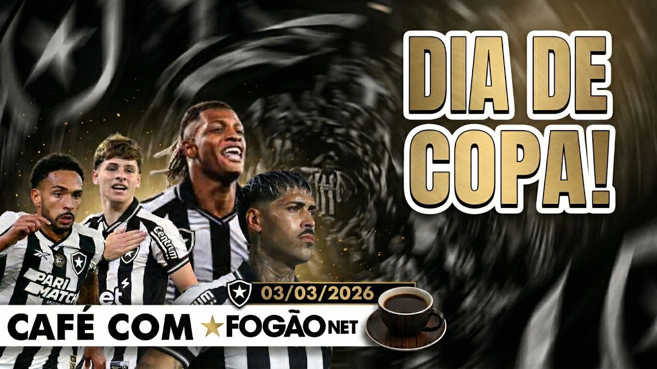 CAFÉ COM FOGÃONET BOTAFOGO PODE TER MUDANÇAS CONTRA O BARCELONA | JUNIOR SANTOS ABRE MÃO DE VALORES