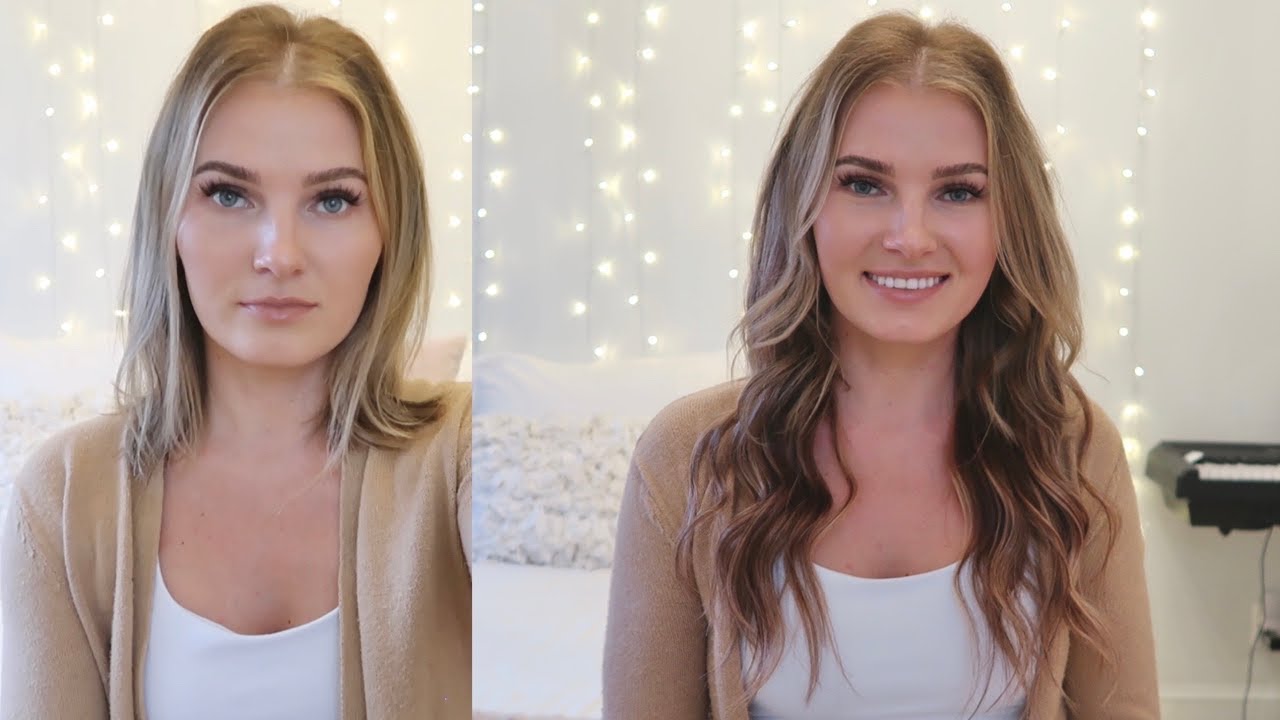 AMAZON seamless hair extensions | perfect for FINE, THIN hair