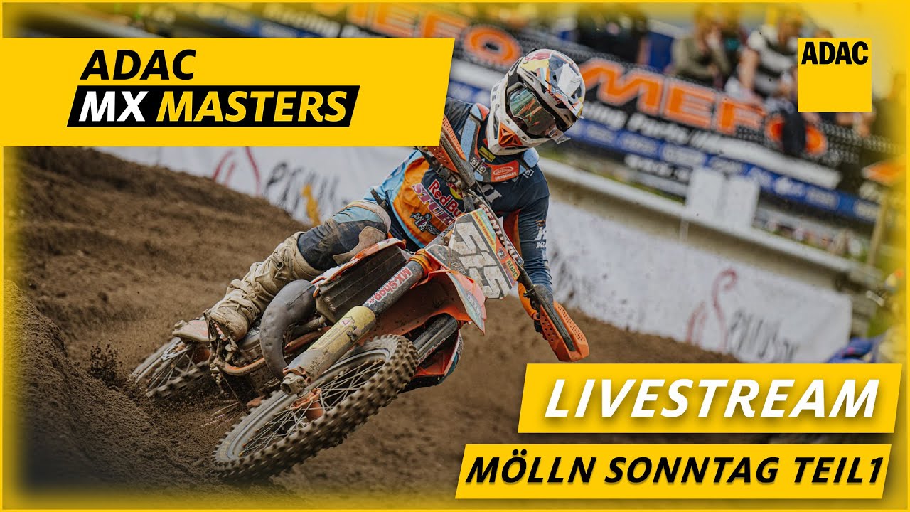 ADAC MX Masters Mölln 2025 | Re-Live | Sonntag Teil 1