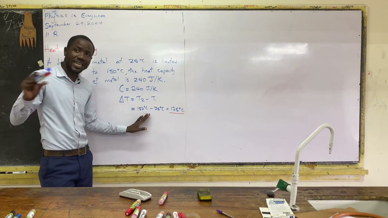 CSEC Physics: Specific Heat Capacity Complete Lesson [Part 1] | Junior Roberts