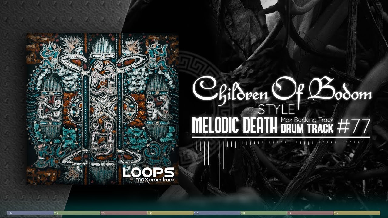 Melodic Death Metal Drum Track / Children Of Bodom Style / 100 bpm