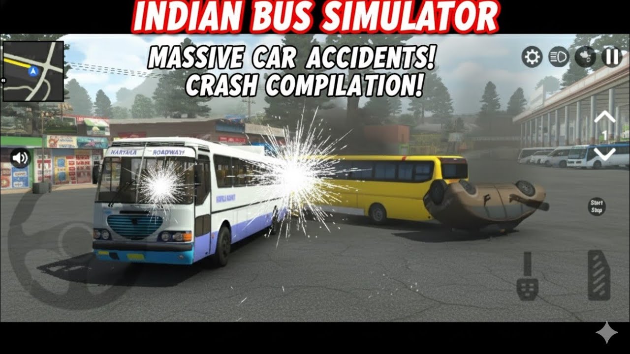 INDIAN BUS SIMULATOR OFF ROAD MODE  and car accidents