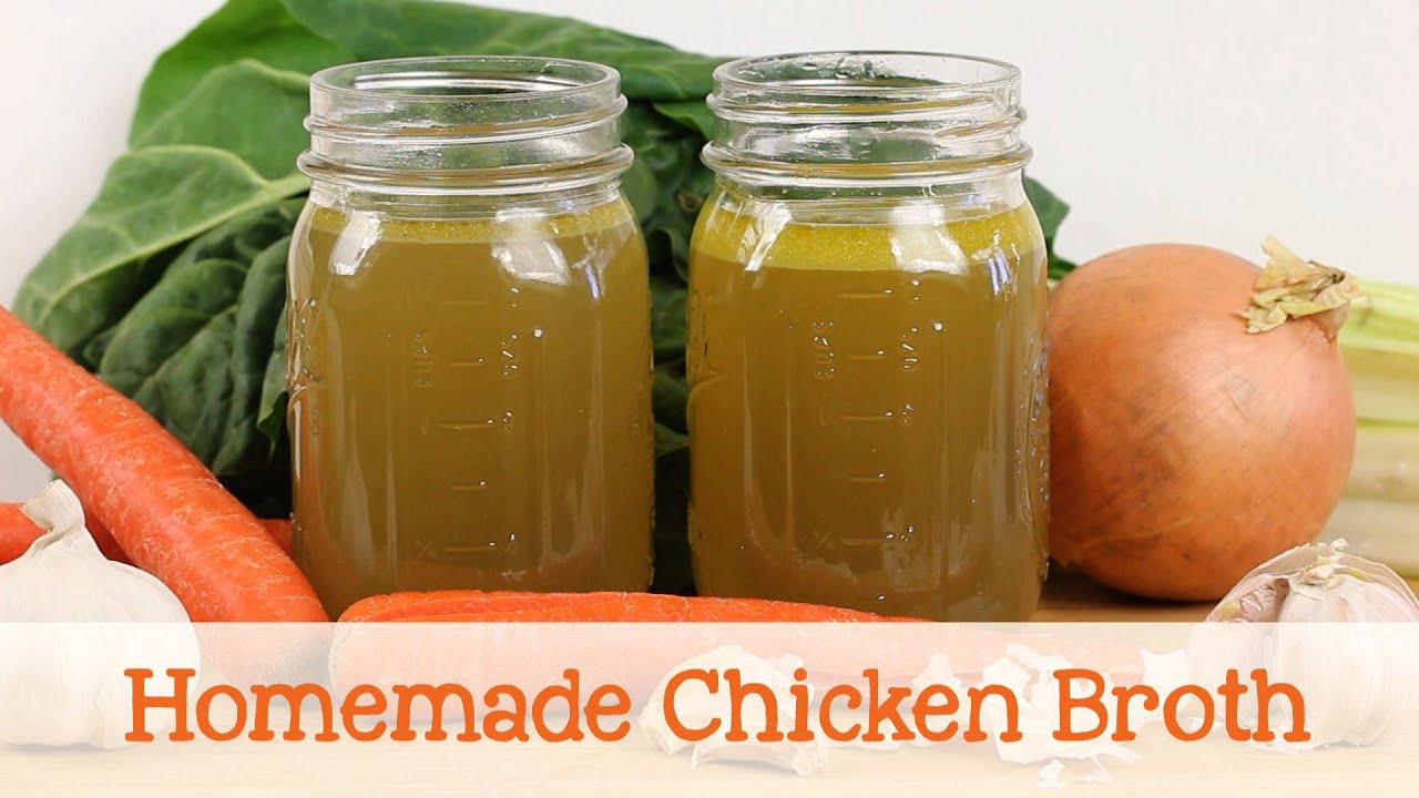 Baby Chicken Broth recipe - no salt +6M